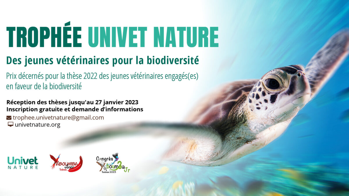 Les Lauréats 2023 du Trophée Univet Nature pour les thèses vétérinaires en faveur de la biodiversité