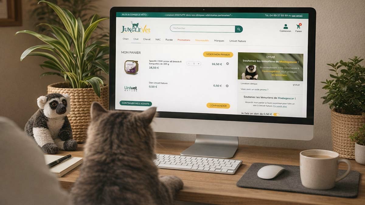 JungleVet partenaire d’Univet Nature : un achat éthique et solidaire pour sauver les lémuriens
